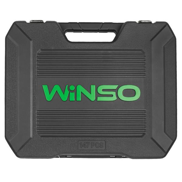 Купити Професійний набір інструментів в кейсі Winso Pro 1/2", 1/4", 3/8" 72T, CR-V, 147од.