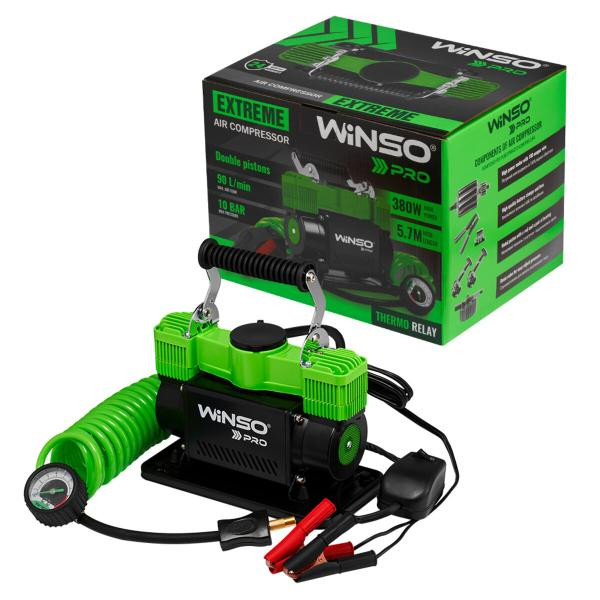 Buy Compressor Automobile Winso Pro Extreme 12v, 10 atm, 90 l/min with battery 17000