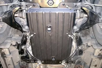 Buy Engine Protection and Toyota LC Prado 150 2010-2017 - A