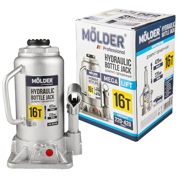 Buy Jack hydraulic bottle molder 16t 220-420mm