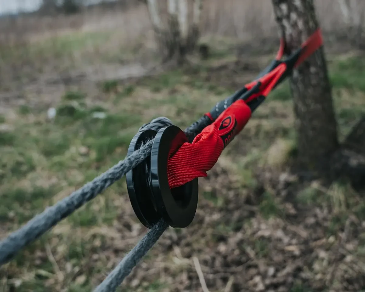 Купити Комплект м'яка синтетична скоба з блоком Dragon Winch