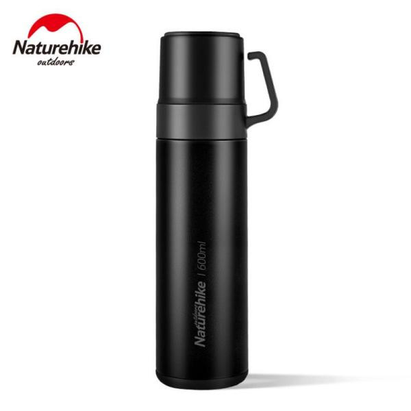 Купити Термос Naturehike NH17S020-B, 304 сталь, 0.6 л, чорний
