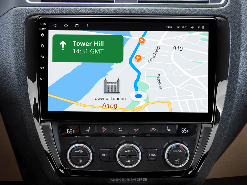 Buy Gazer T6010-1B multimedia system to Volkswagen Jetta 6 (1b) 2011-2018