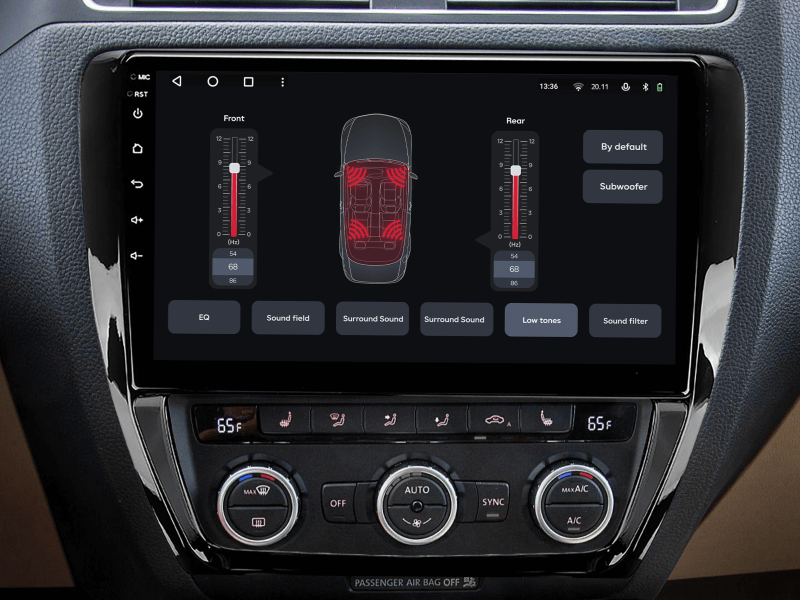 Buy Gazer T6010-1B multimedia system to Volkswagen Jetta 6 (1b) 2011-2018