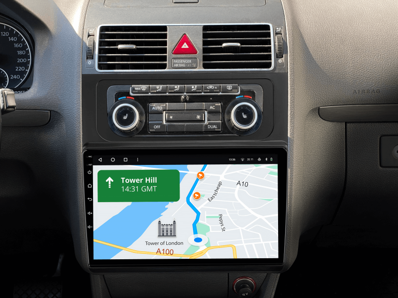 Buy Gazer T6010-1TF Multimedia System to Volkswagen Touran 1 (1T) 2010-2015