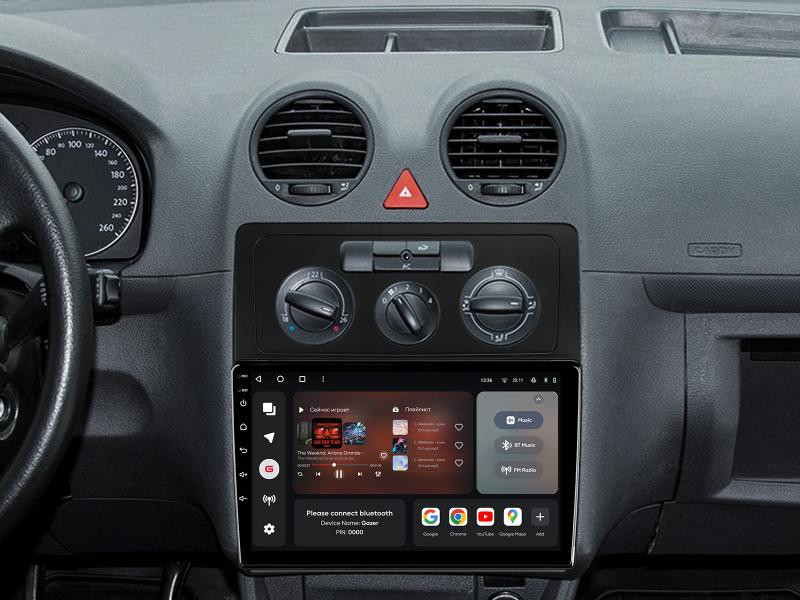 Купити Мультимедійна система Gazer T6010-2K до Volkswagen Caddy (2K) 2004-2010
