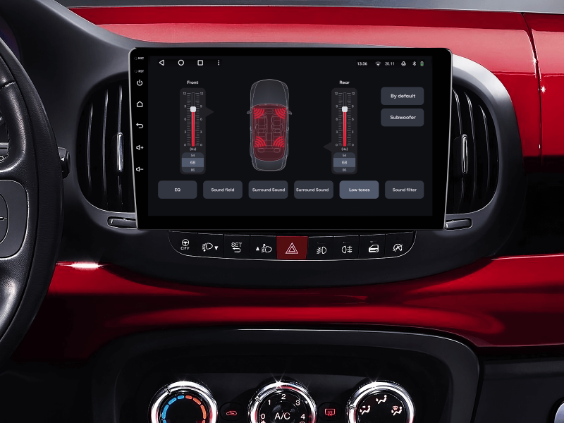 Buy Gazer T6010-330 multimedia system to Fiat 500l 2012-2017