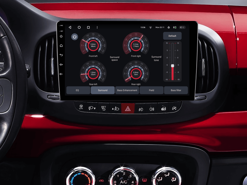 Buy Gazer T6010-330 multimedia system to Fiat 500l 2012-2017