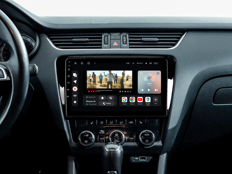 Купить Мультимедійна система Gazer T6010-5E/L до Skoda Octavia 3, A7 (5E) 2013-2018