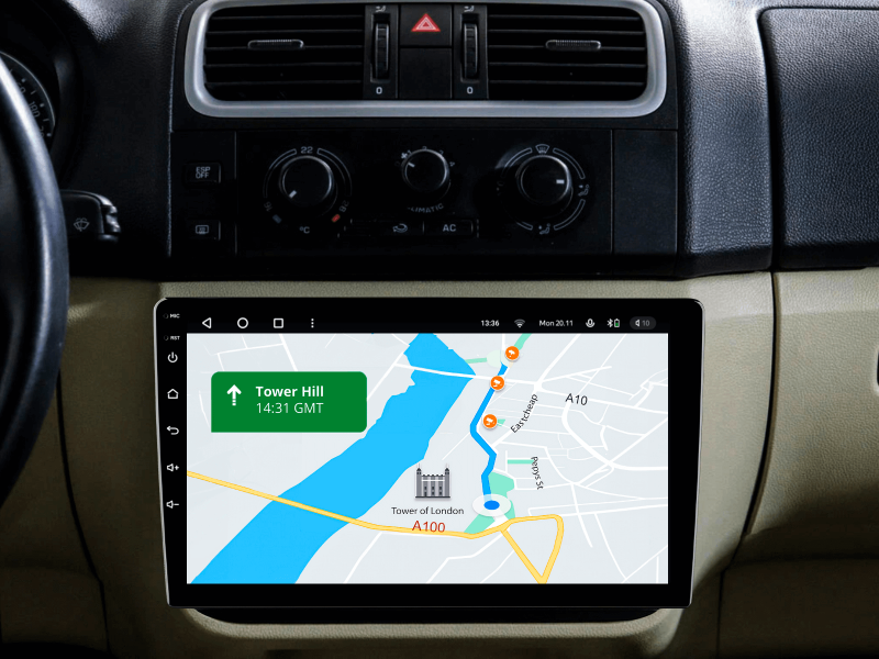 Buy Gazer T6010-5J Multimedia System to Skoda Fabia 2 (5J) 2007-2014