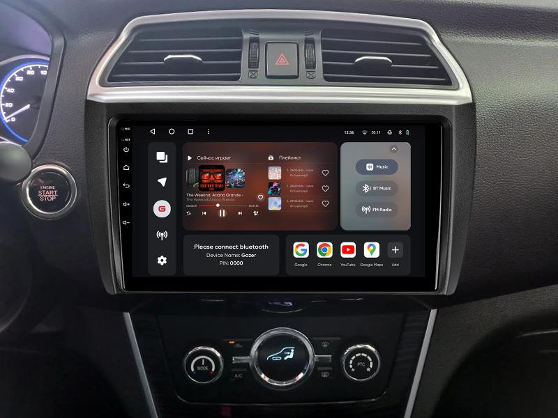 Купити Мультимедійна система Gazer T6010-620 до Lifan 620EV, 650EV 2015-2019