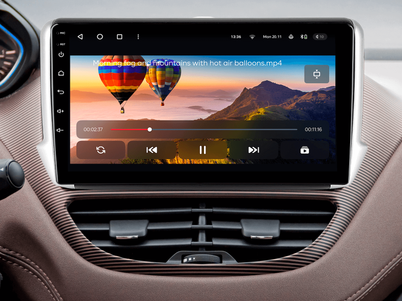 Buy Gazer T6010-A94F Multimedia System to Peugeot 2008 1 208 2013-2020