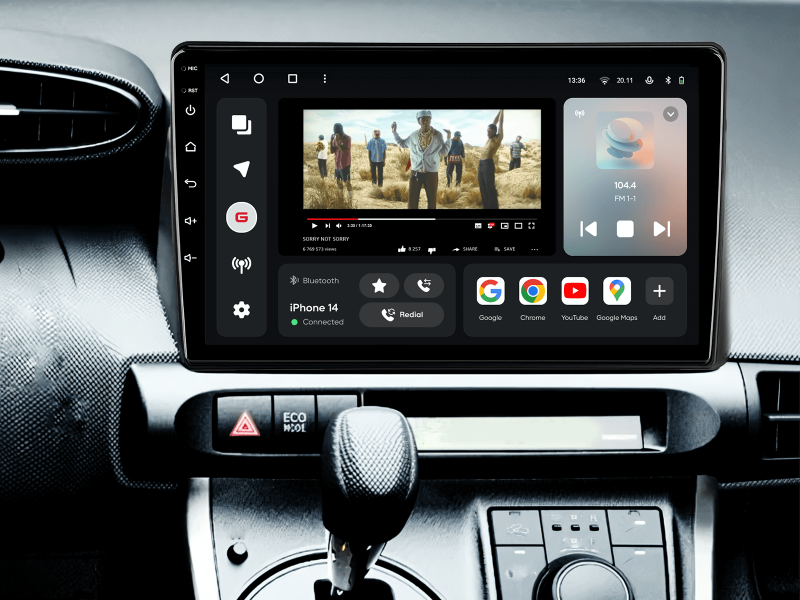 Buy Gazer T6010-AE20 multimedia system to Toyota Wish 2 (AE20) 2009-2017