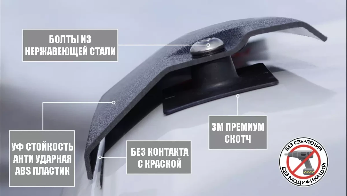 Buy Capid Deflector for Toyota Tacoma from 2016 - Toughguard TG20E16