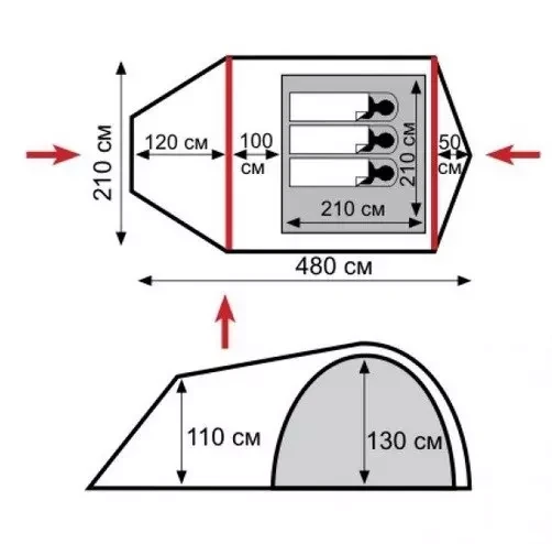 Купить Палатка Tramp Cave