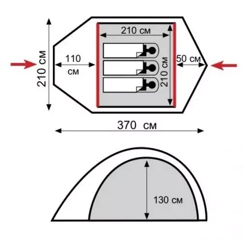 Купити Намет Tramp Mountain 3