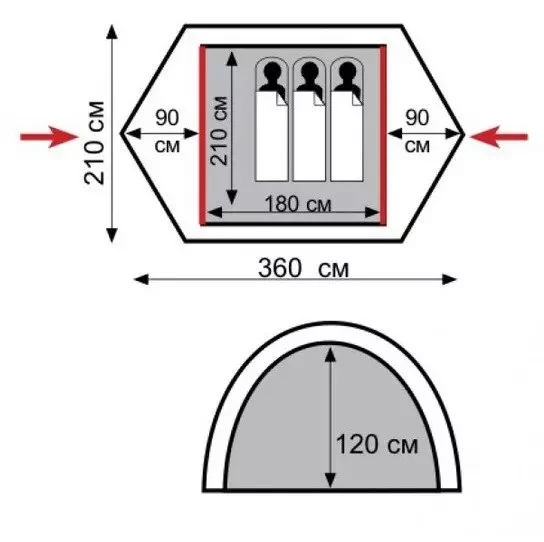 Buy Tent Tramp Peak 3