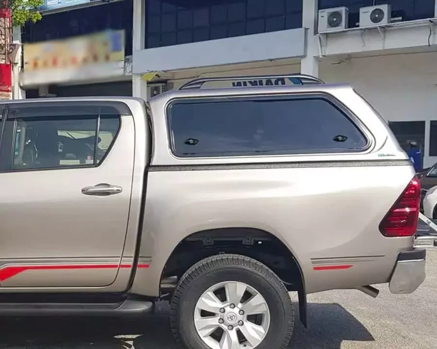 Купить Кунг на Toyota Hilux от 2015 c боковыми стеклами вверх - Aeroklas