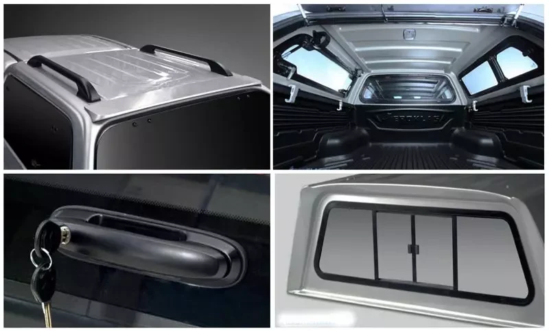 Buy Kung on Mitsubishi L200 from 2016 with lateral sliding glasses - Aeroklas