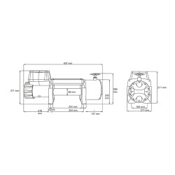 Buy Dragon Winch Dwt 22000 HD 24 V winch