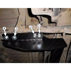 Купить Фаркоп для TOYOTA Hilux 2008-2011