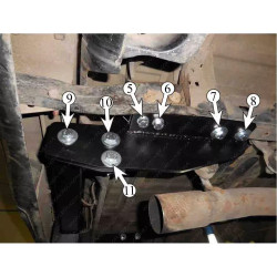 Купить Фаркоп для TOYOTA Hilux 2008-2011