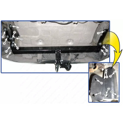 Купити Фаркоп для Nissan Qashqai від 2007 стандартний