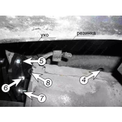 Купить Фаркоп для Honda CR-V 2002-2006 стандартный