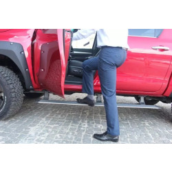 Buy Drawing electric thresholds Toyota Hilux Double Cab 15+ with logo