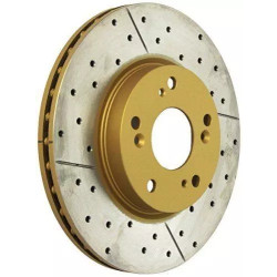 Buy Ventilated perforated brake disk DBA488X for Honda Civic 1.8 & 2.0 06+ front 488