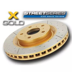 Buy Reinforced perforated rear brake disk Gold for Toy Highlander 08+/Lexus RX350 09+/NX DBA2735X