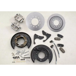 Buy Set of rear drum brakes in Pedders disc for Toyota Hilux 2008-2015 PBCK001