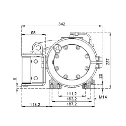 Buy Hymmer Winch HMW HIMMW 4.3 PHT-EN 4300 kg aluminum housing