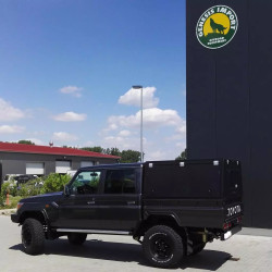 Купить Кунг Alu-Cab для Toyota LC 79 от 1984 черный глянцевый с дверями