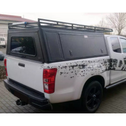 Купить Кунг Alu-Cab для Isuzu D-Max 2012-2020 с гладкими дверями черный