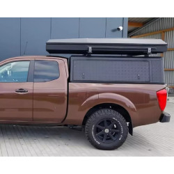 Buy Kung ALU-CAB for Nissan Navara 2015-2025 with corrugated black doors