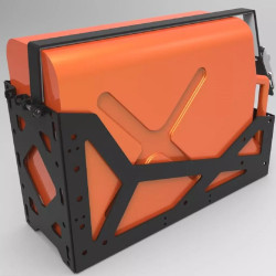 Buy ALU-CAB canister holder universal black