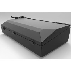 Buy The trunk on the roof of ALU-CAB 250 l 130.5x70.5x33 cm Black