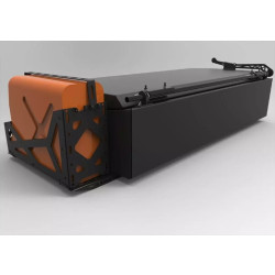 Buy The trunk on the roof of ALU-CAB 200 l 130.5x53.3x33 cm Black