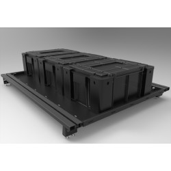 Buy The trunk on the roof of ALU-CAB 252x780x33 mm black