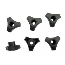 Купить Ручки пластиковые Peruzzo 914 Six Plastic Knobs 6x6 мм