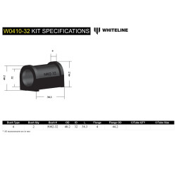 Buy Service set to the stabilizer of the cross stability of Whiteline W0410-32