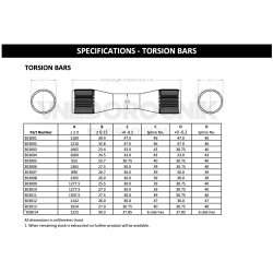 Купить Комплект торсионов OME для Mitsubishi Challenger 2000+/Pajero II 95-00 OME303011