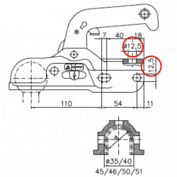 Buy Winterhoff's coupling ww 30-K+z with spacing 35/40/45/46/50/51 mm