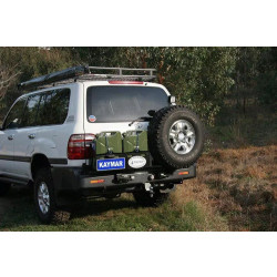 Купить Выносной крепеж запасного колеса KAYMAR к заднему бамперу на правую сторону Toyota Land Cruiser 100 K8040UR