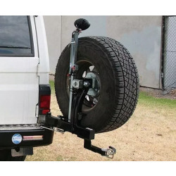 Купить Выносное крепление запасного колеса KAYMAR к заднему бамперу на правую сторону Toyota Land Cruiser 70 K8120R