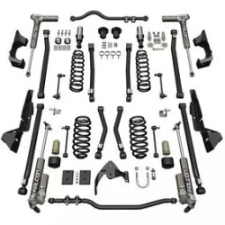 Купить Комплект подвески Jeep Wrangler JK 07-18 4 Doors от Alpine CT4 with 3.1 Falcon Adjustable Piggyback shocks 4" лифт TeraFlex
