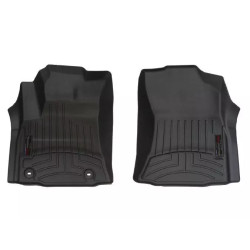 Buy Weathertech rubber rugs for Toyota Hilux dated 2015 Front Black 448771