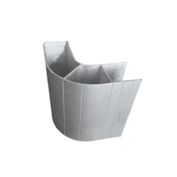 Купить Заокруглений профіль бокового захисту, 100x100 мм Алюміній Туреччина (1903600040)