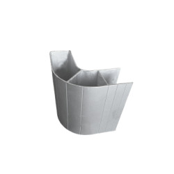 Купить Заокруглений профіль бокового захисту, 70x70 мм Алюміній Туреччина (1903600042)